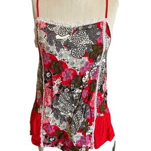 Umgee Boho Tank With Adjustable Straps. Size Medium